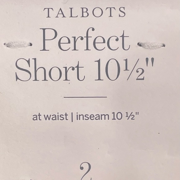 Talbots Woman’s Shorts Size 2 Black Color Knee Length Fly Front Hook Closure - Picture 5 of 6